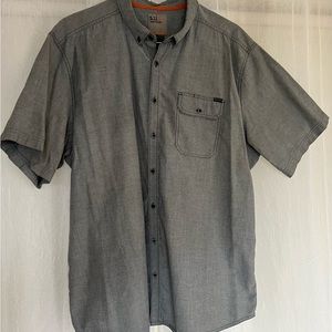 5.11 Tactical short sleeve snap front shirt in mystic grey 2XL